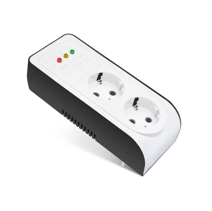 محافظ ولتاژ ۲ خانه بدون کابل مناسب یخچال و فریز پارت الکتریک